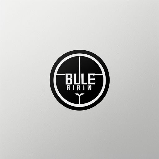 bullet moving slow monochrome logo