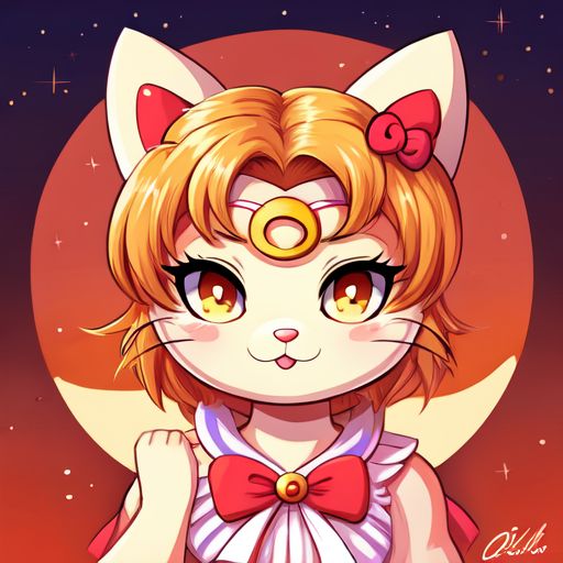 Sailor Moon, anthropomorphic hello kitty form