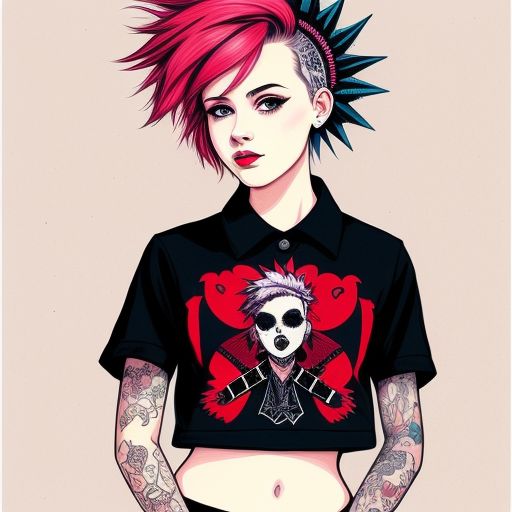 Hot punk teen. 