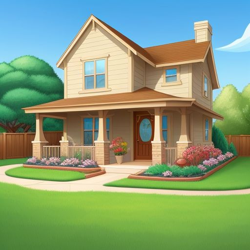 A suburban host with a small yard